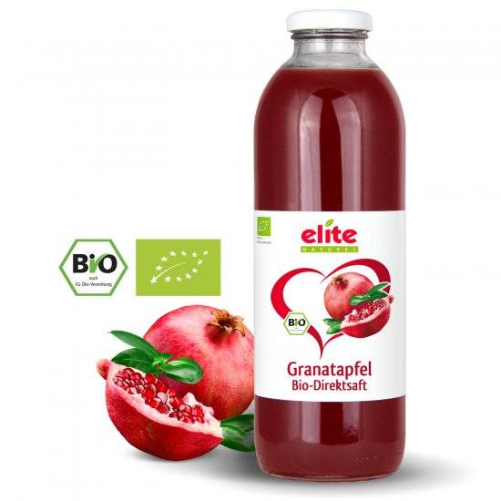 Organic pomegranate juice from Elite Naturel
