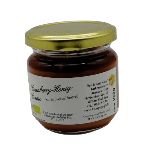 Cranberry honey cream BIO